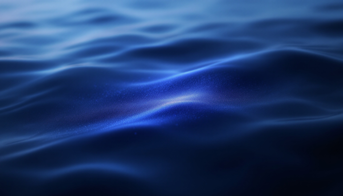 Stilles dunkelblaues Wasser – tiefe Ruhe nach der Session